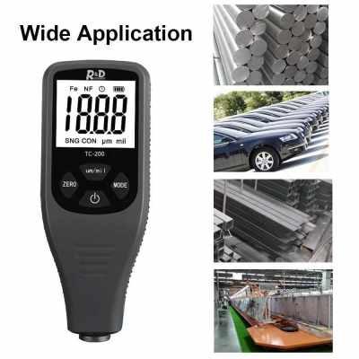 TC200 Digital Coating Thickness Gauge Mini Car Paint Compact LCD ...