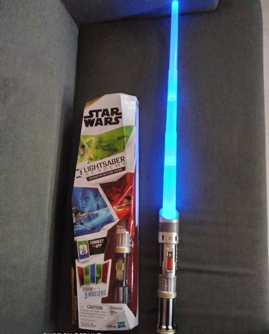 hasbro star wars lightsaber academy interactive battling system