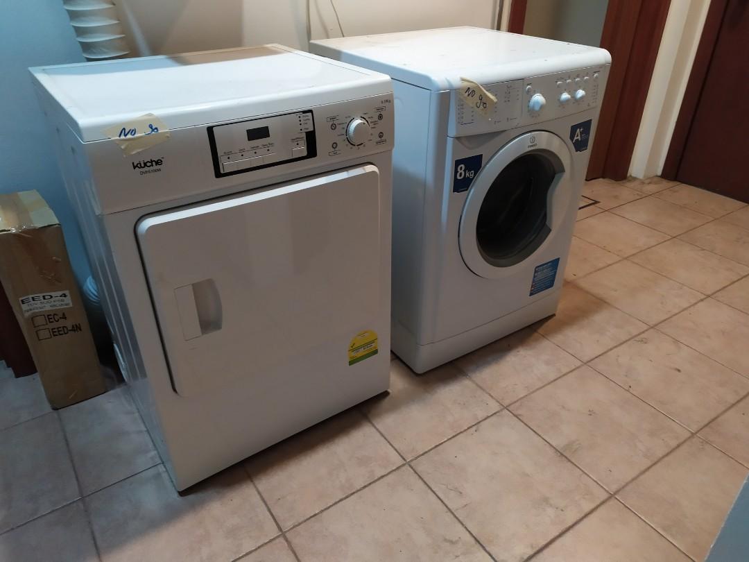 Indesit 8kg Washer Kuche 6kg Dryer Home Appliances Cleaning Laundry On Carousell