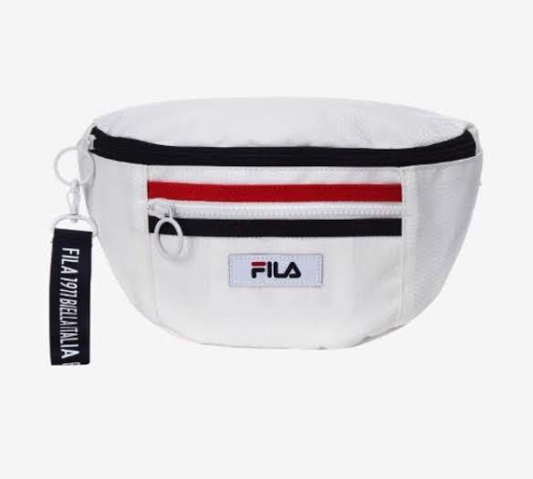 Fila white top bum bag