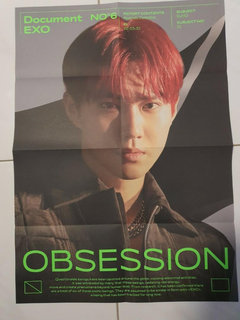 Wts Exo Obsession Posters Hobbies Toys Memorabilia Collectibles K Wave On Carousell