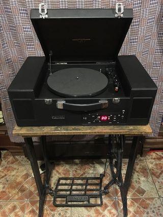 Columbia Grafonola Portable Turntable Vinyl Player Cd USB