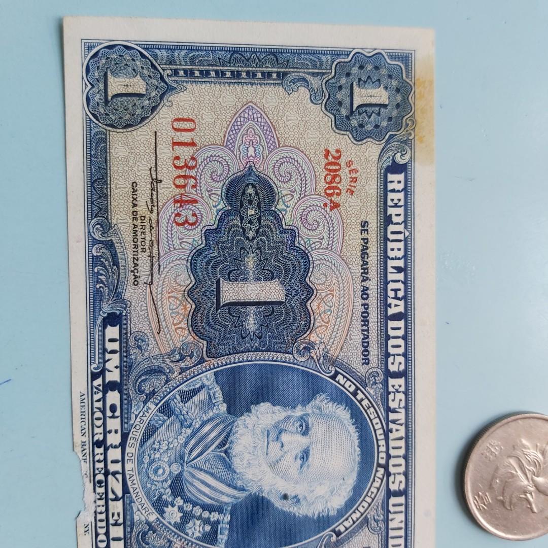 巴西1元。013643,T14, 興趣及遊戲, 收藏品及紀念品, 郵票及印刷品- Carousell