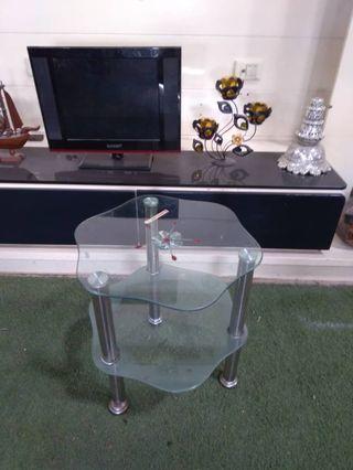 SIDE TABLE GLASS