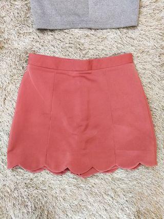 High waist skort