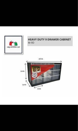 9 Drawers - Heavy Duty Cabinets