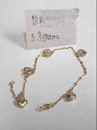 18k gold bracelet