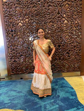 Indian saree lehenga Bollywood costume India traditional sari sharee 