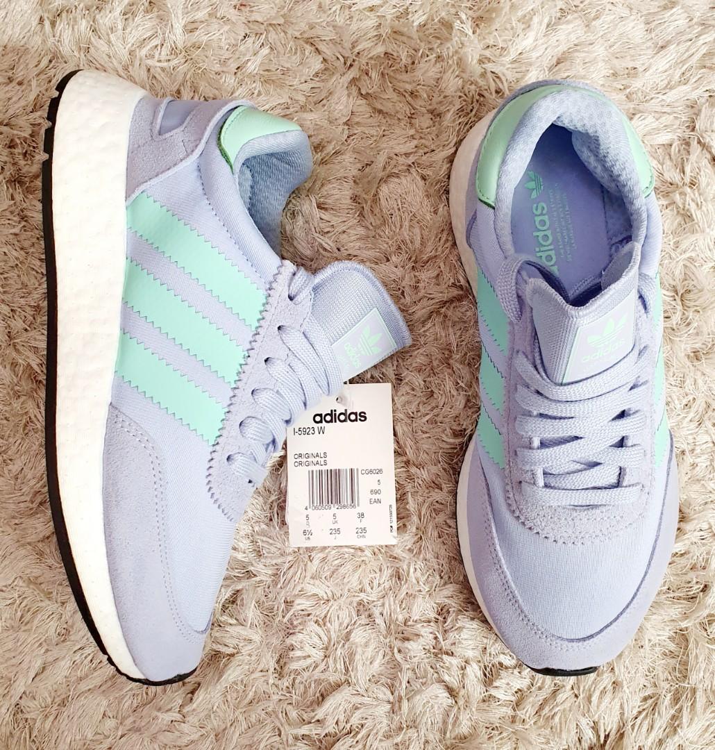 Adidas i-5923 women's sizes. Size 5.5 US (fits 6-6.5), 6.5 US (fits 7-7.5)  and 7.5 US (fits 8-8.5). 3500. Before: 6500, Women's Fashion, Shoes,  Sneakers on Carousell