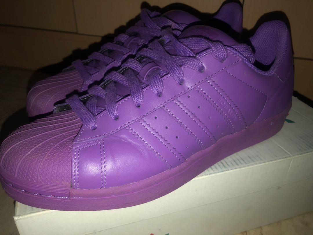 New Adidas Pink Superstar Supercolor Pack Pharrell Williams