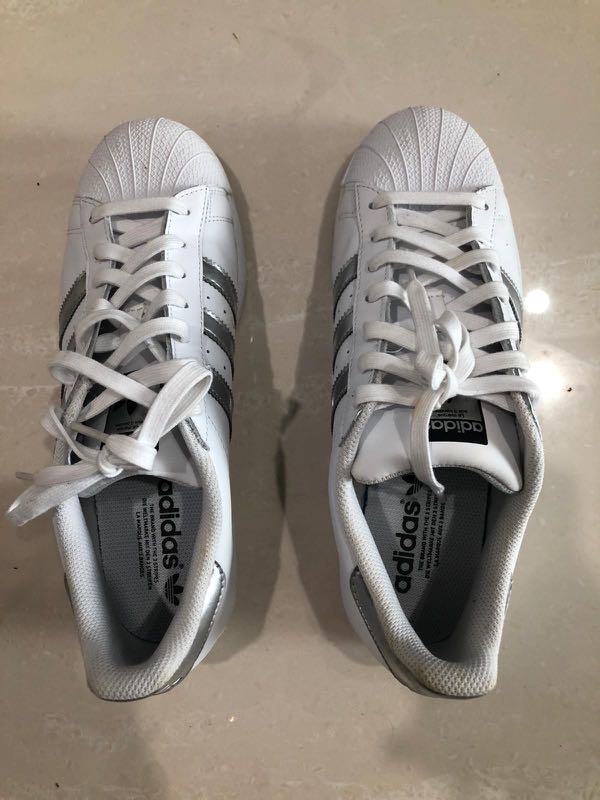 white superstar sneakers