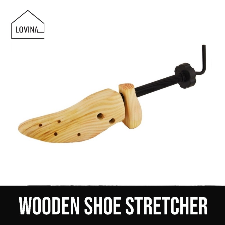 ADJUSTABLE PINE LEATHER WOMEN MEN SHOE STRETCHER EXPANDER HARD