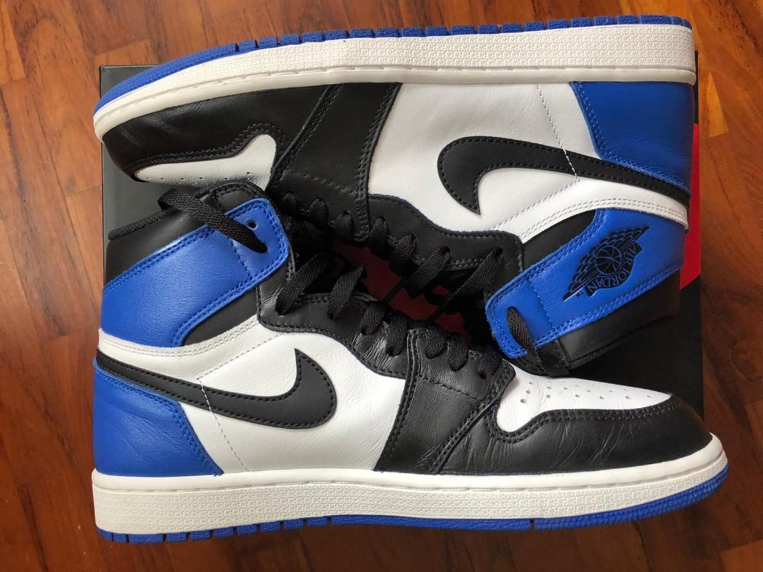 jordan 1 game royal fragment custom