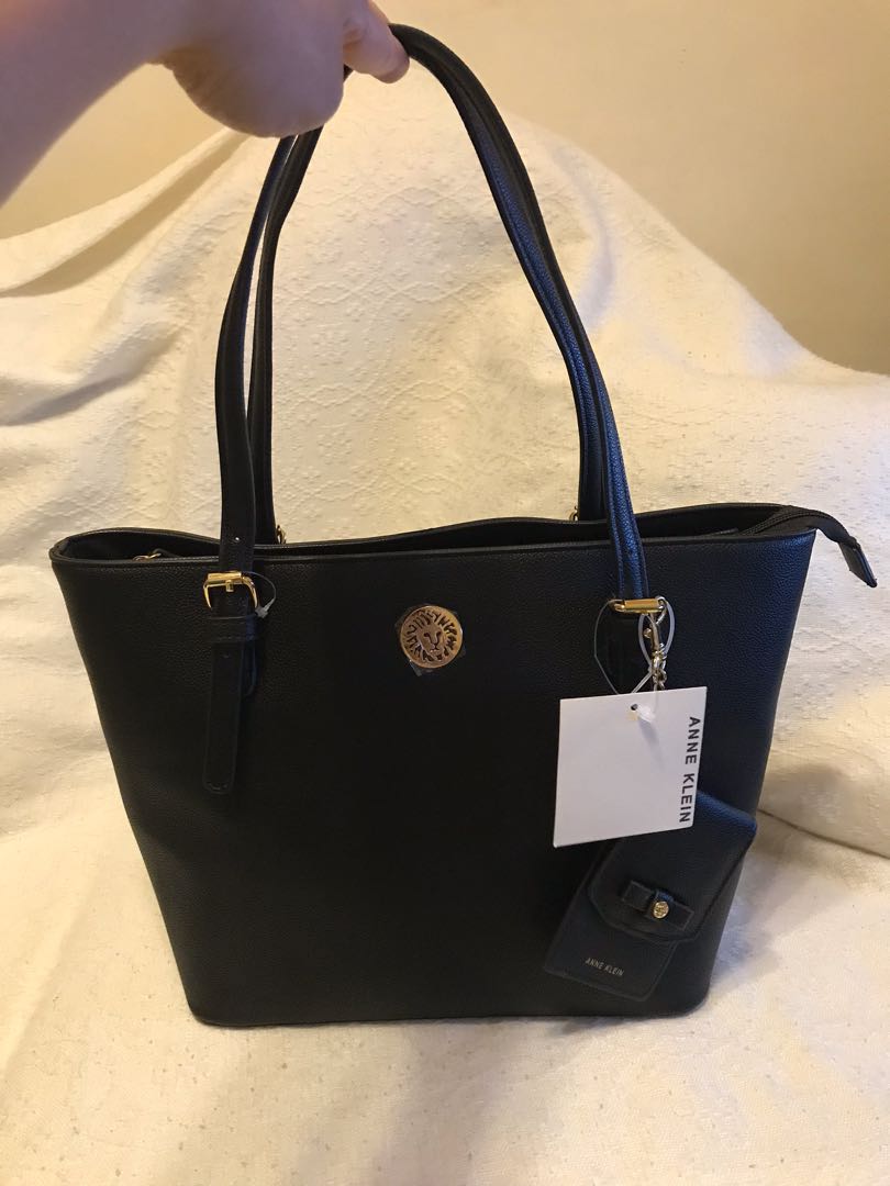 anne klein black tote