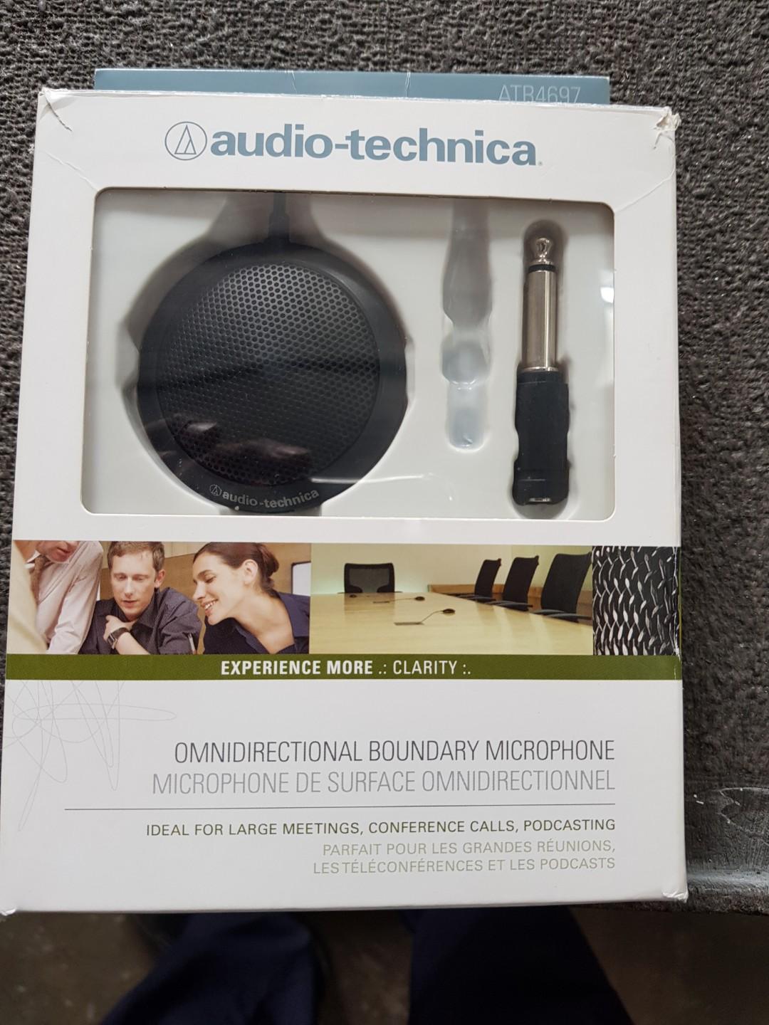 Audio Technica Boundary Microphone ATR4697, Audio, Microphones on Carousell