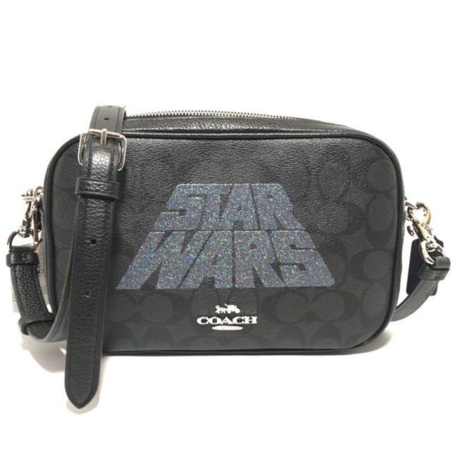 Authentic star wars x coach jes crossbody in signature canvas, Luxury