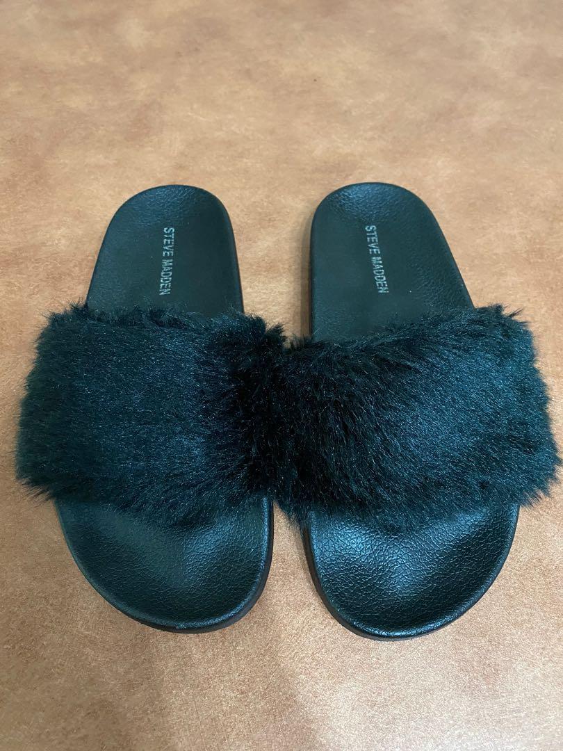 Fur steve madden slides discount