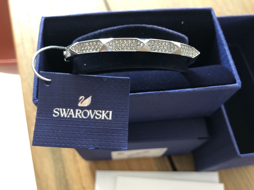 Swarovski tactic bangle silver sale