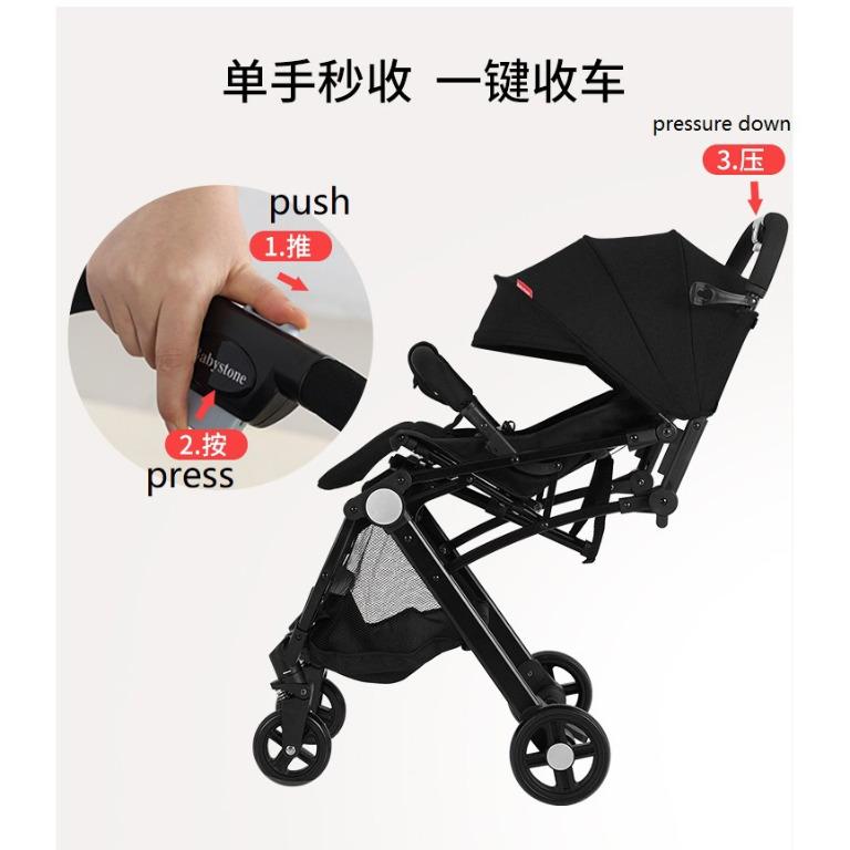 Foldable pram airplane store