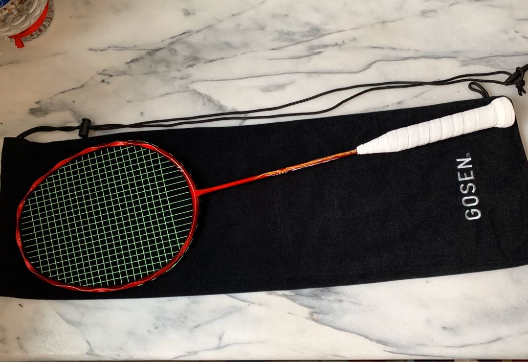 Badminton racket - GOSEN INFERNO EX, Sports Equipment, Sports & Games ...
