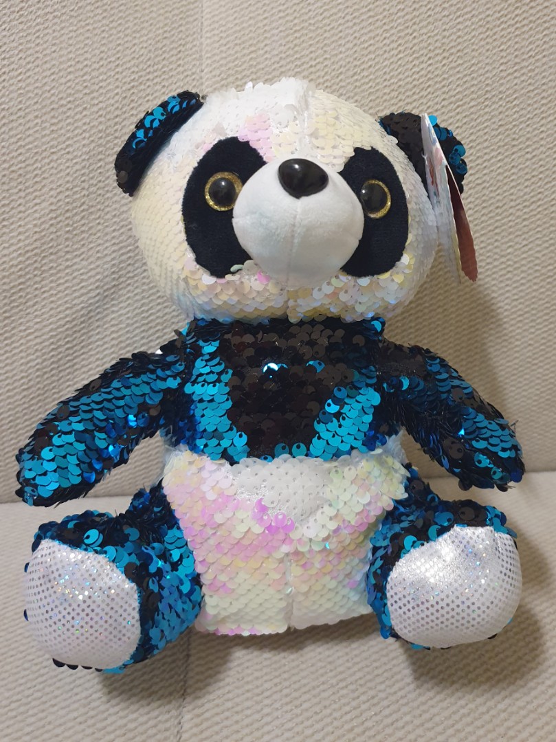 blue panda plush