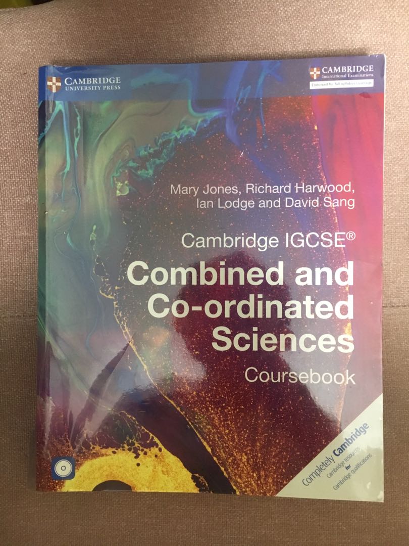 Cambridge igcse combined and co ordinated sciences coursebook hobbies