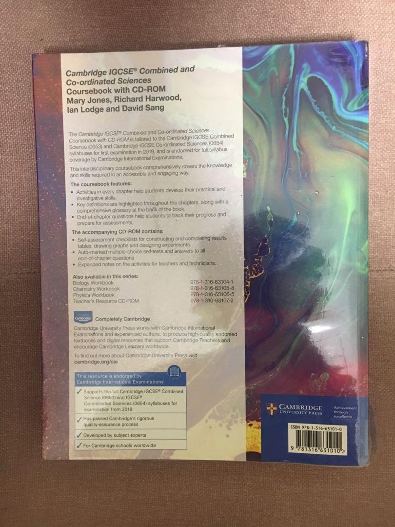 Cambridge IGCSE Combined and Co Ordinated Sciences Coursebook, Hobbies ...