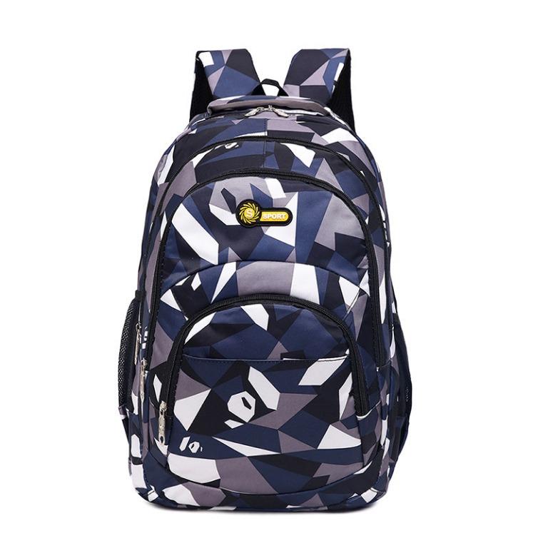 Camouflage Army Kids Children Student School Bag Backpack Beg