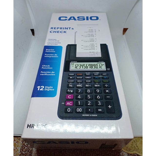 Casio Printing Calculator HR100RC, Computers & Tech, Office & Business