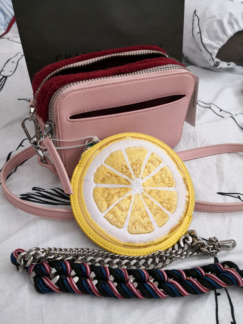 Charles and keith hotsell lemon bag