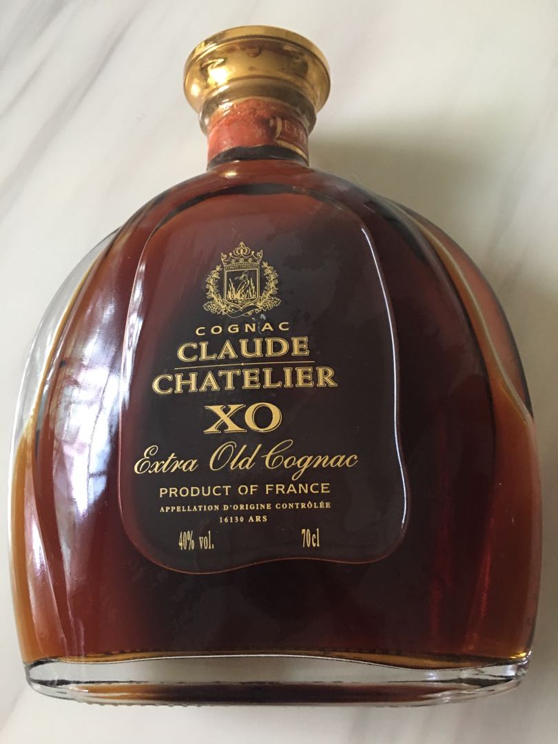 Cognac Claude Chatelier XO Extra Old Cognac 70cl 40% vol., Food & Drinks,  Alcoholic Beverages on Carousell