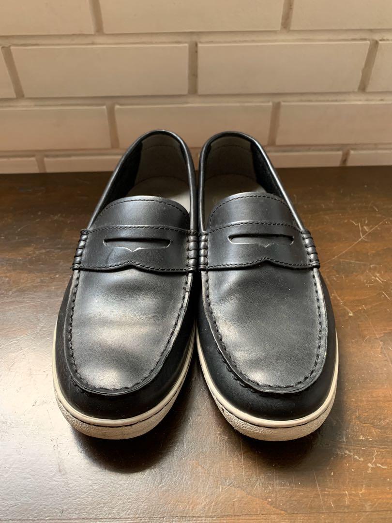 Mocassini Da Uomo Cole Haan Pinch Weekender, Scarpe Da Barca In Pelle E Tessuto Premium, Suola Con Logo In Rilievo