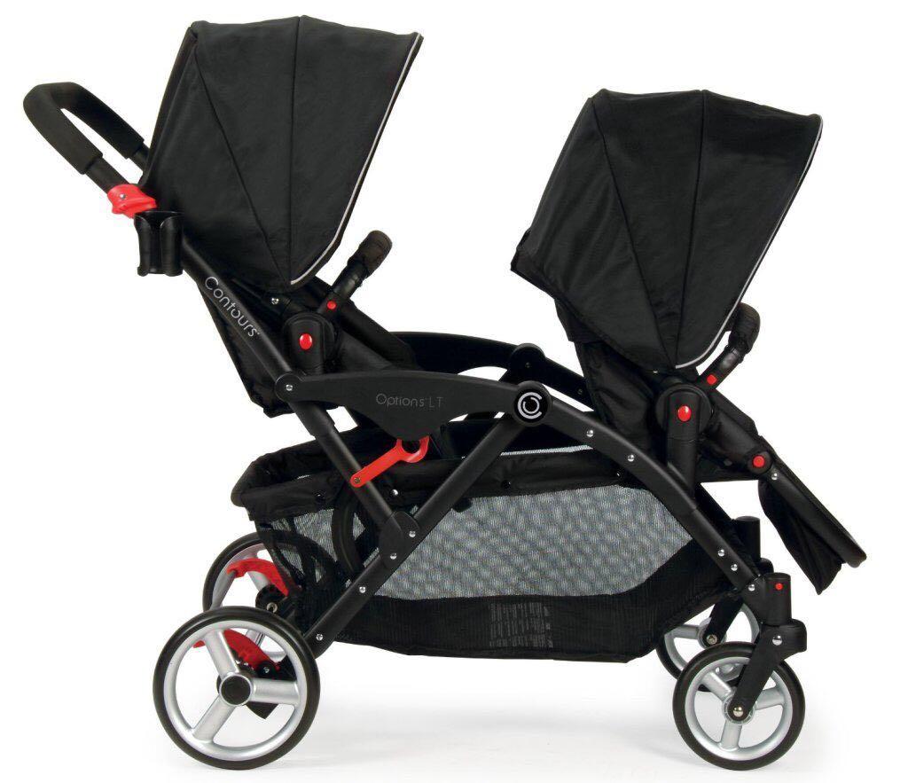Contours Options Elite Tandem Double Stroller Babies Kids Going Out Strollers on Carousell