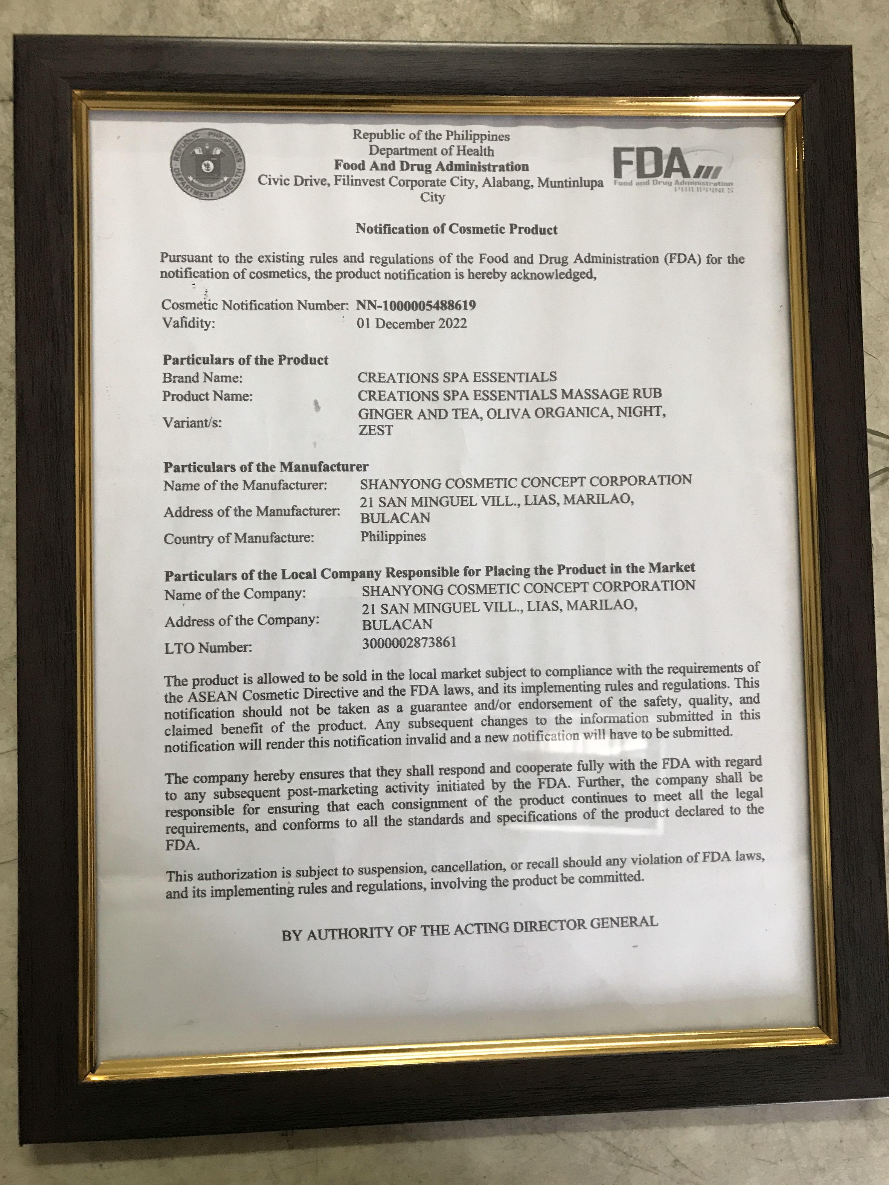 Creations Spa Essentials Pain Relief Rub (wholesale), Health