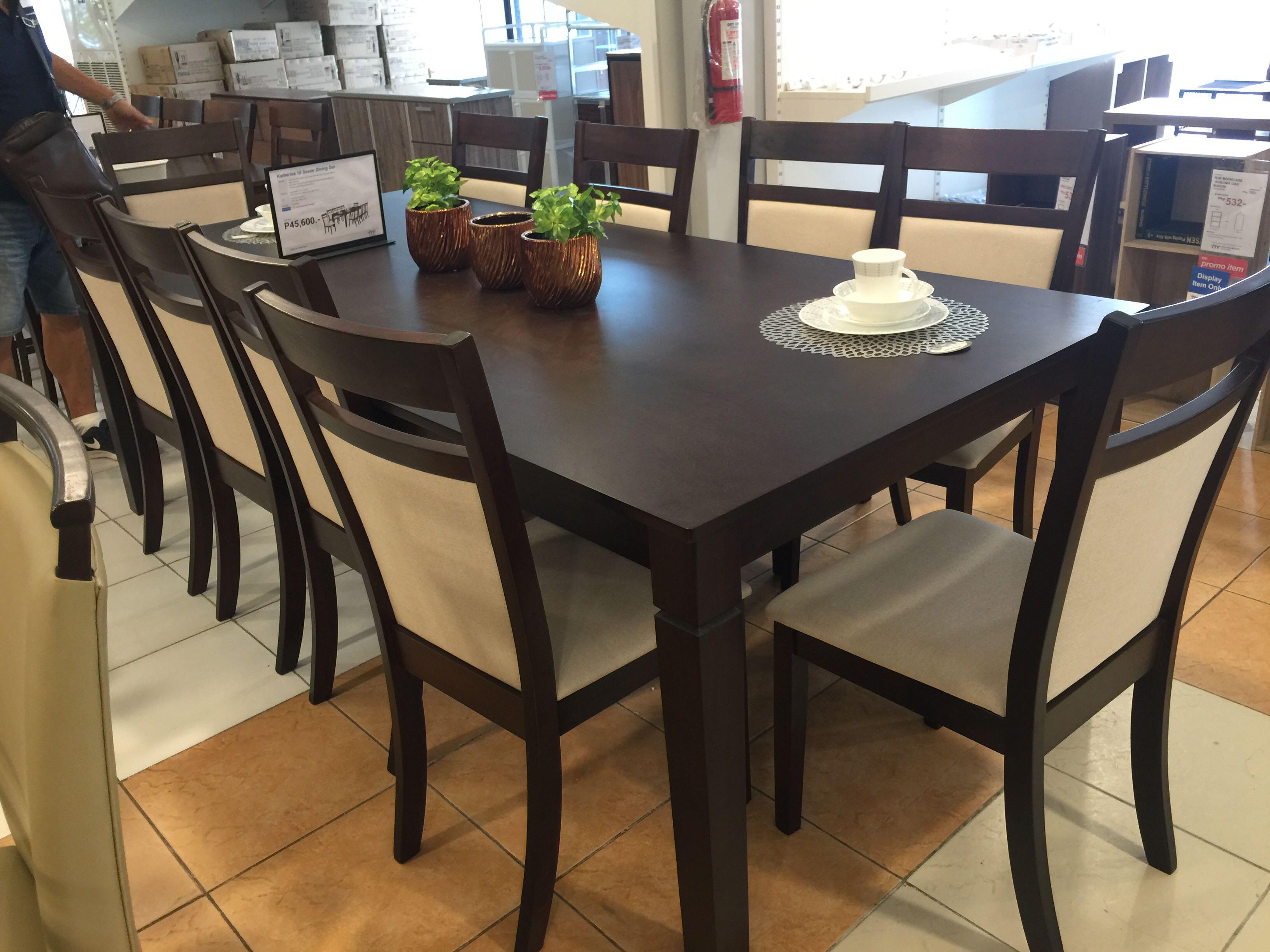 Dining Table 10 Seater Home Furniture Furniture Fixtures Tables Chairs On Carousell