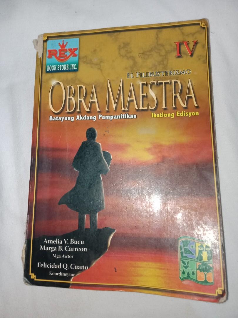 El Filibusterismo Obra Maestra Batayang Akdang Pampanitikan