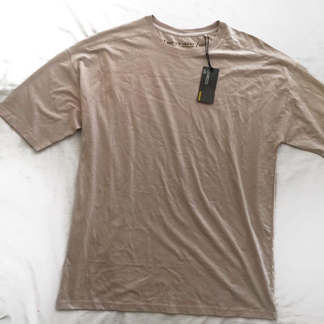 Factorie Mens Nude Tee Shirt Medium Oversized Men S Fashion