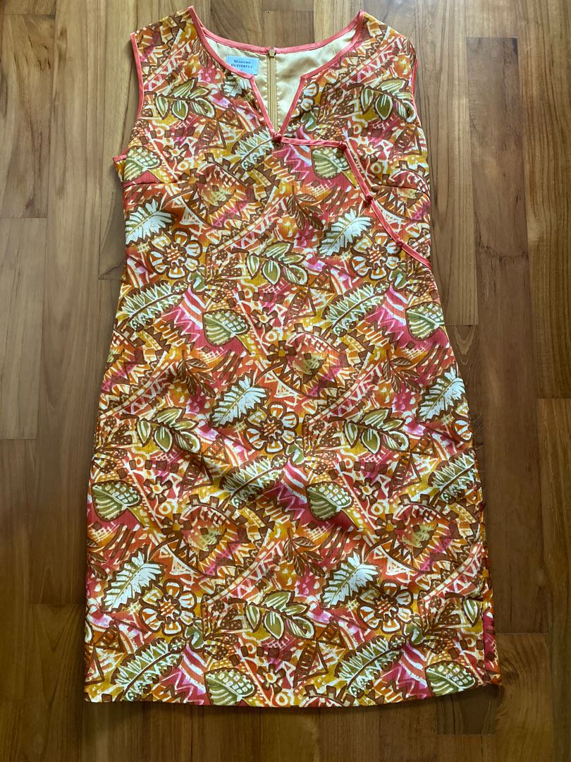 Floral Silk Dress From Madame Butterfly Women S Fashion Clothes Dresses Skirts On Carousell