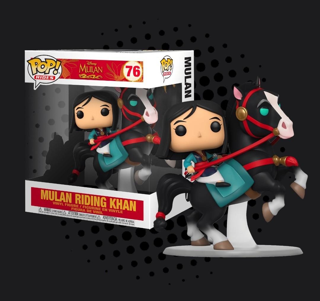 Funko Pop Disney Mulan Riding Khan Toys Games Bricks Figurines On Carousell Save china and the emperor and restore honor to everyone's family with your favorite characters from disney's mulan. carousell