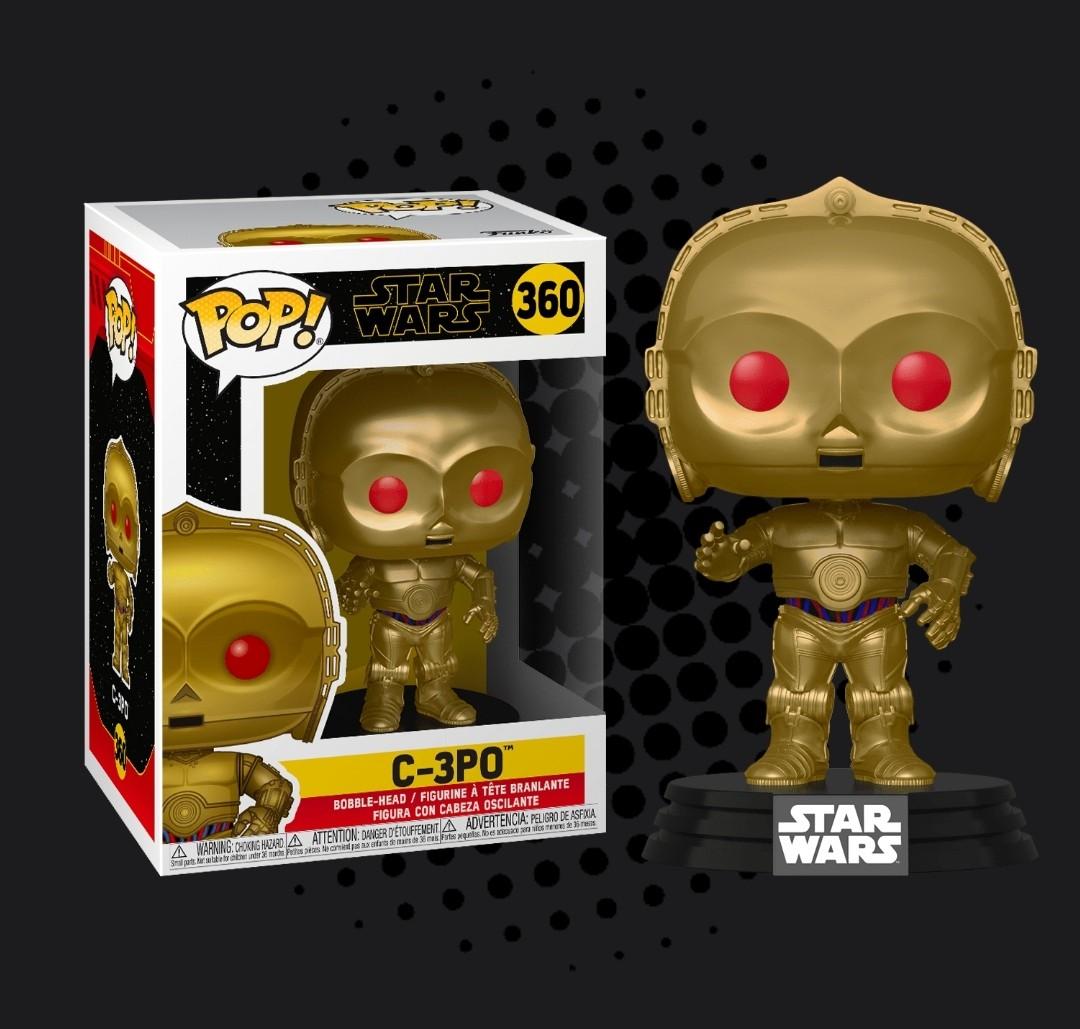 Red Eyes Brand New In Box Funko POP Star Wars: Rise of Skywalker-C-3PO