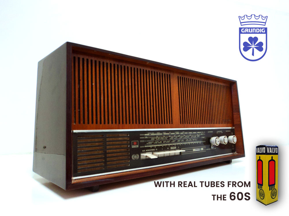 Grundig Vintage Tube Amplifier Radio 1960s Germany, Audio, Soundbars