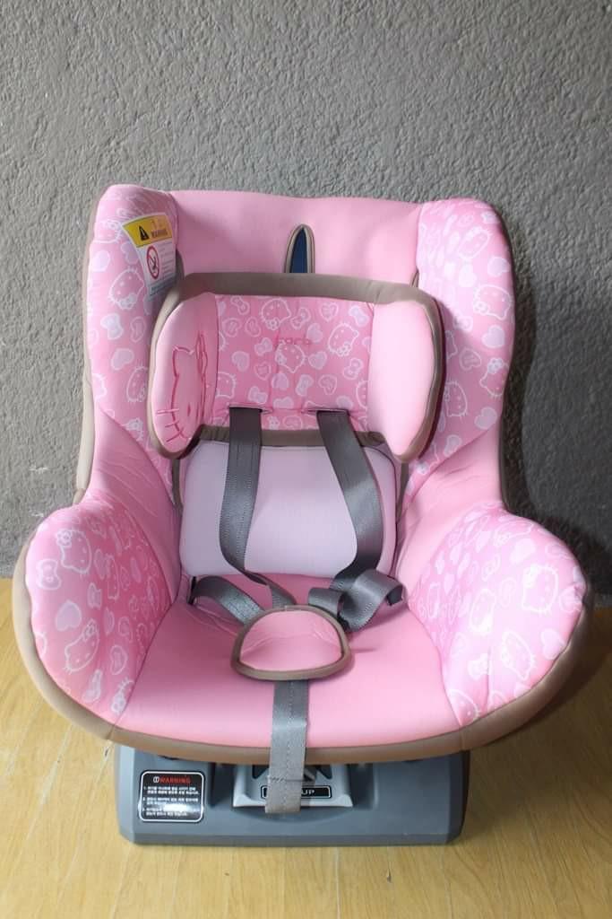 HELLO KITTY Infant to Toddler Baby Carseat ISOFIX Mount SANRIO and