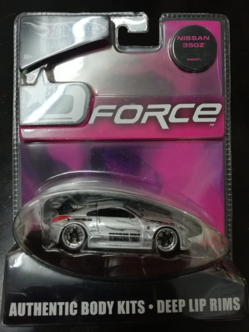 Hot Wheels HIN D Force Nissan 350z ( Authentic Body Kits . Deep 