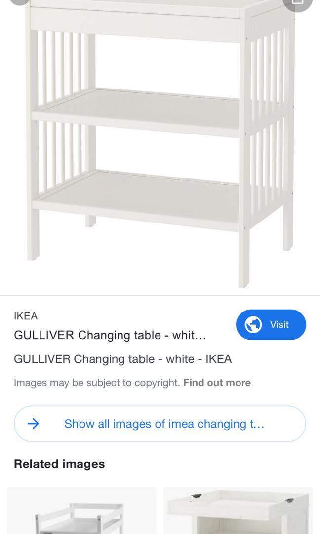 ikea gulliver changing table