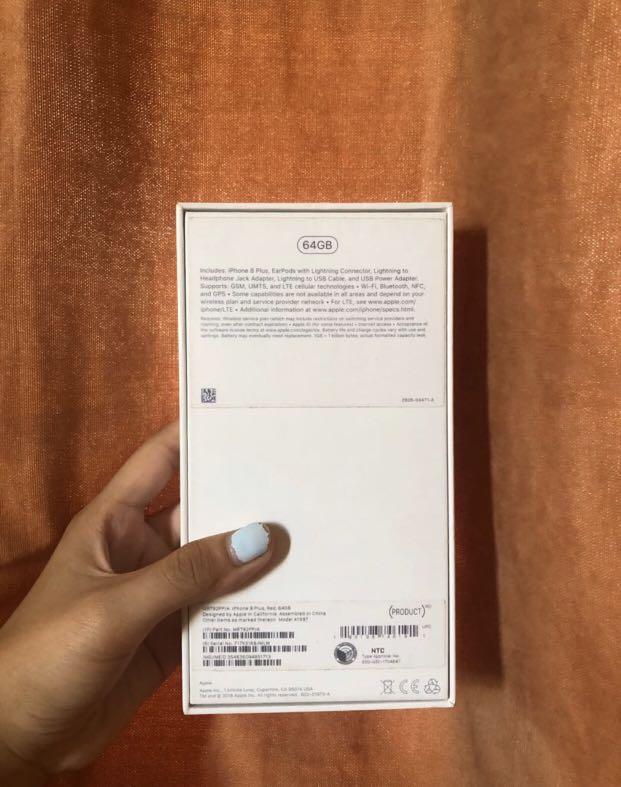 Iphone 8plus (Category: iPhone 8 Series) located in Quezon City. Submitted by mthings (Listing ID 272281274, Image 3). Description: bought from power mac no issues!! pm me for more infos.