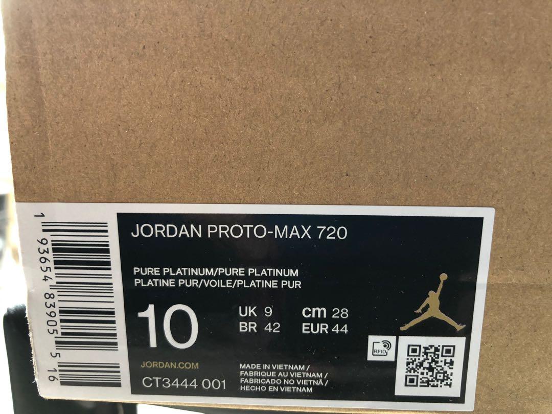 Jordan proto best sale max 720 sneakersnstuff