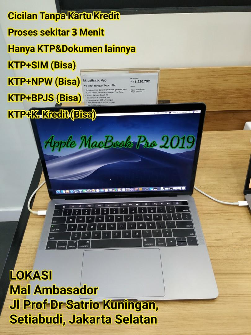 Kredit APPLE Macbook Pro Touch Bar 2019 MUHP2 inch/i5/8GB/256GB