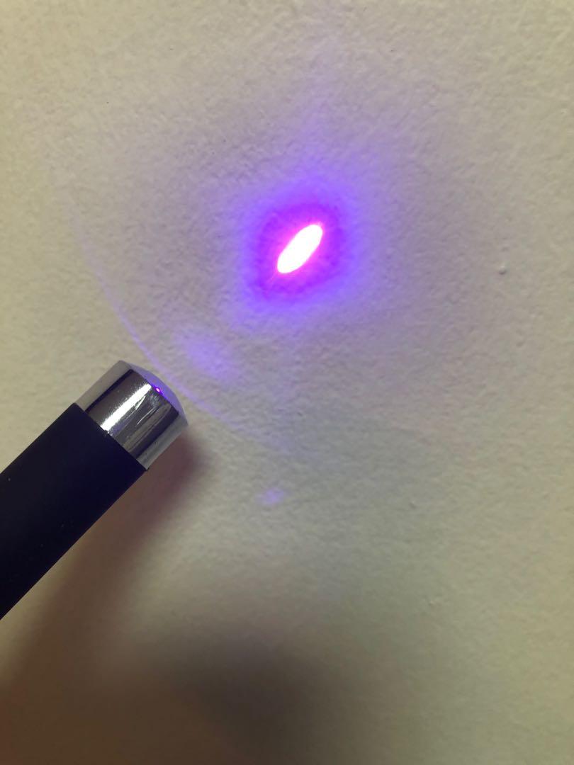 Laser Pointer (Category: Printers, Scanners & Copiers) located in Singapore. Submitted by mspinkpinky (Listing ID 272325813, Image 3). Description: Brand new, purple Color, AAA battery Self collect at amk ave 3/MRT. Mail additional $2.