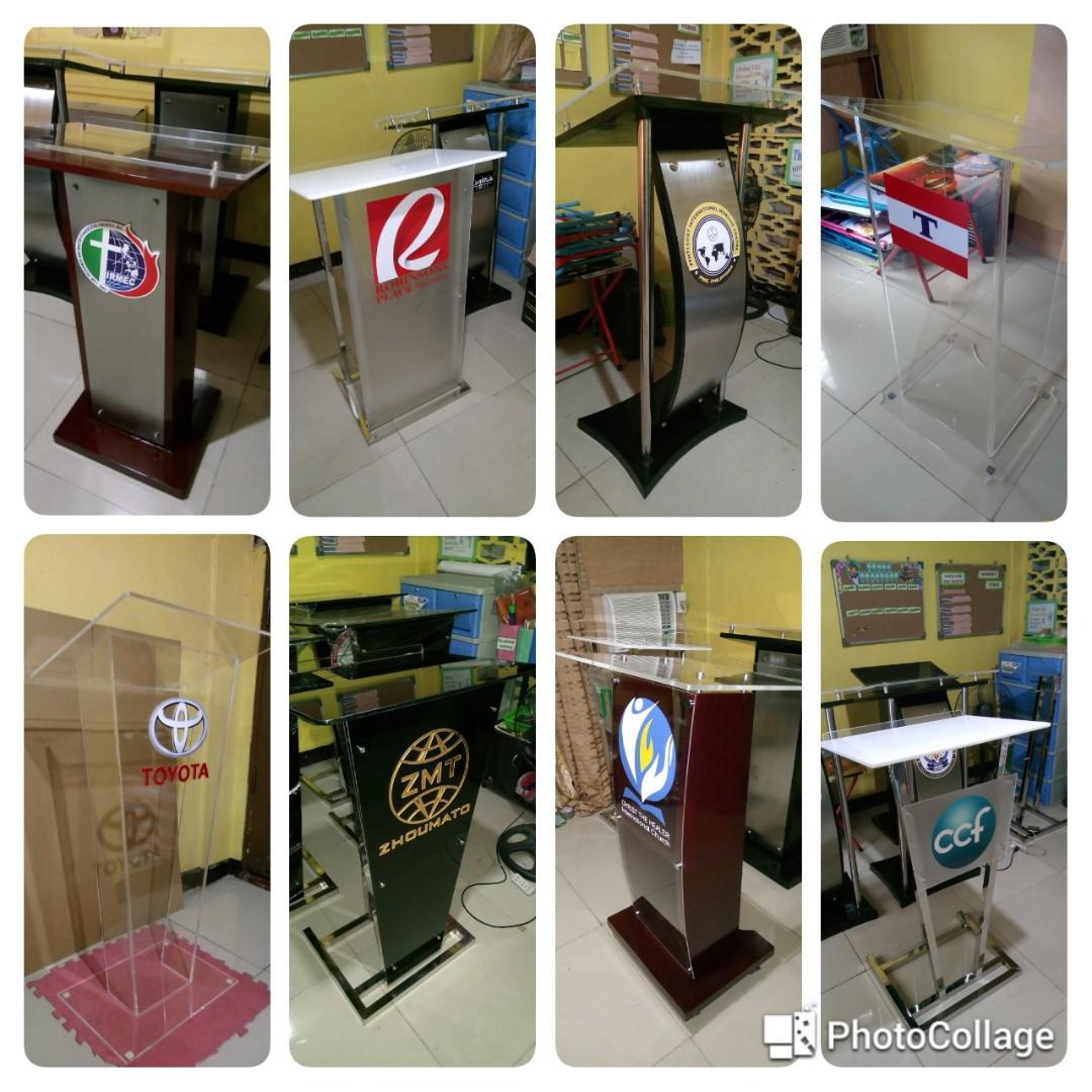 Lectern Podium Rostrum Pulpit, Furniture & Home Living, Office