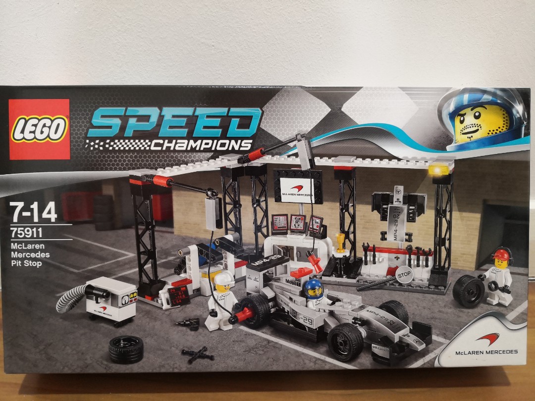Lego 75911 Speed Champions Mclaren Mercedes Pitstop Toys Games